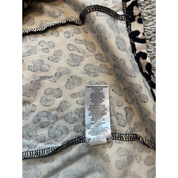 Rafaella Womens Leopard Print Zip-Up Lightweight Cotton Jacket Size 2X Animal - Picture 8 of 8